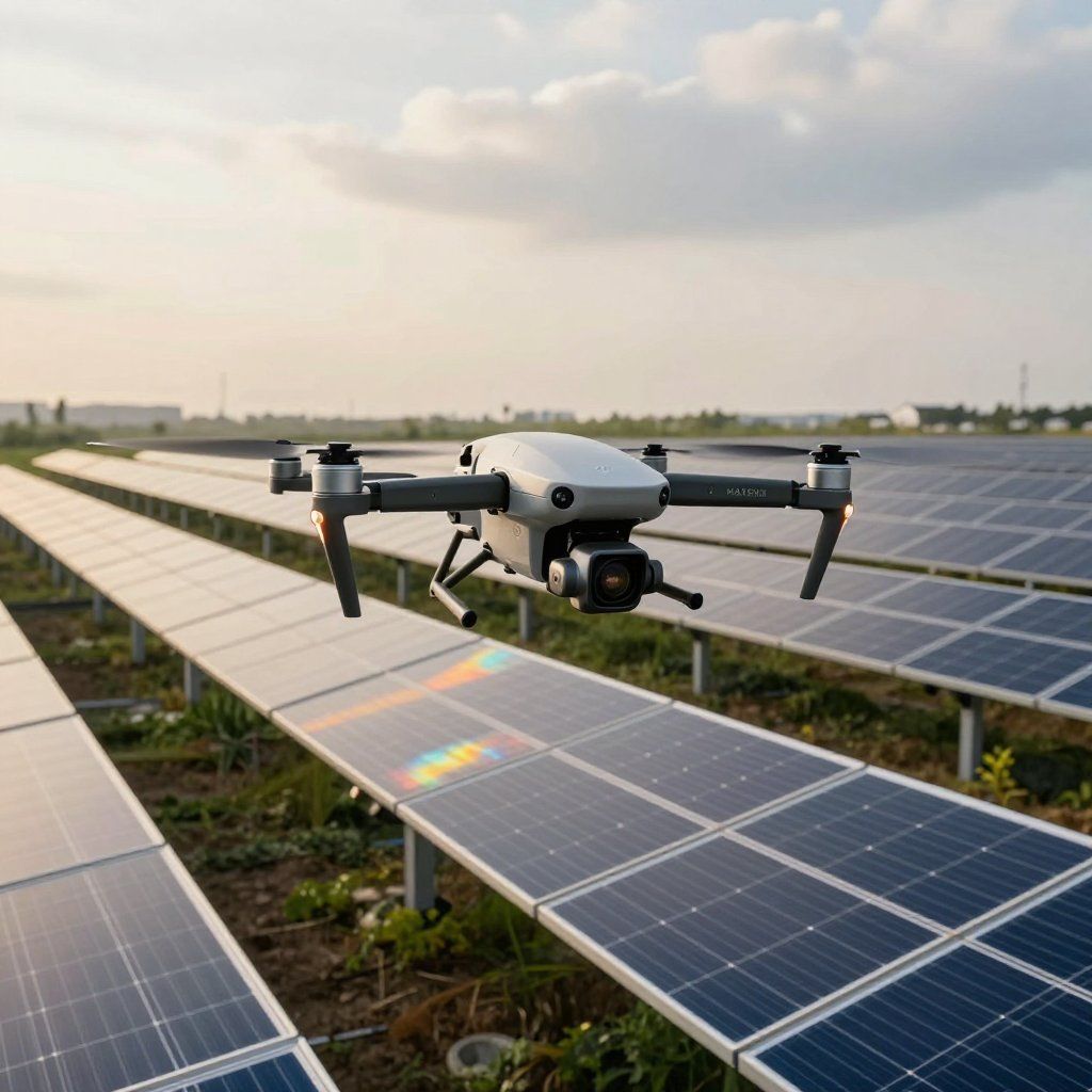 drone/solar farm
