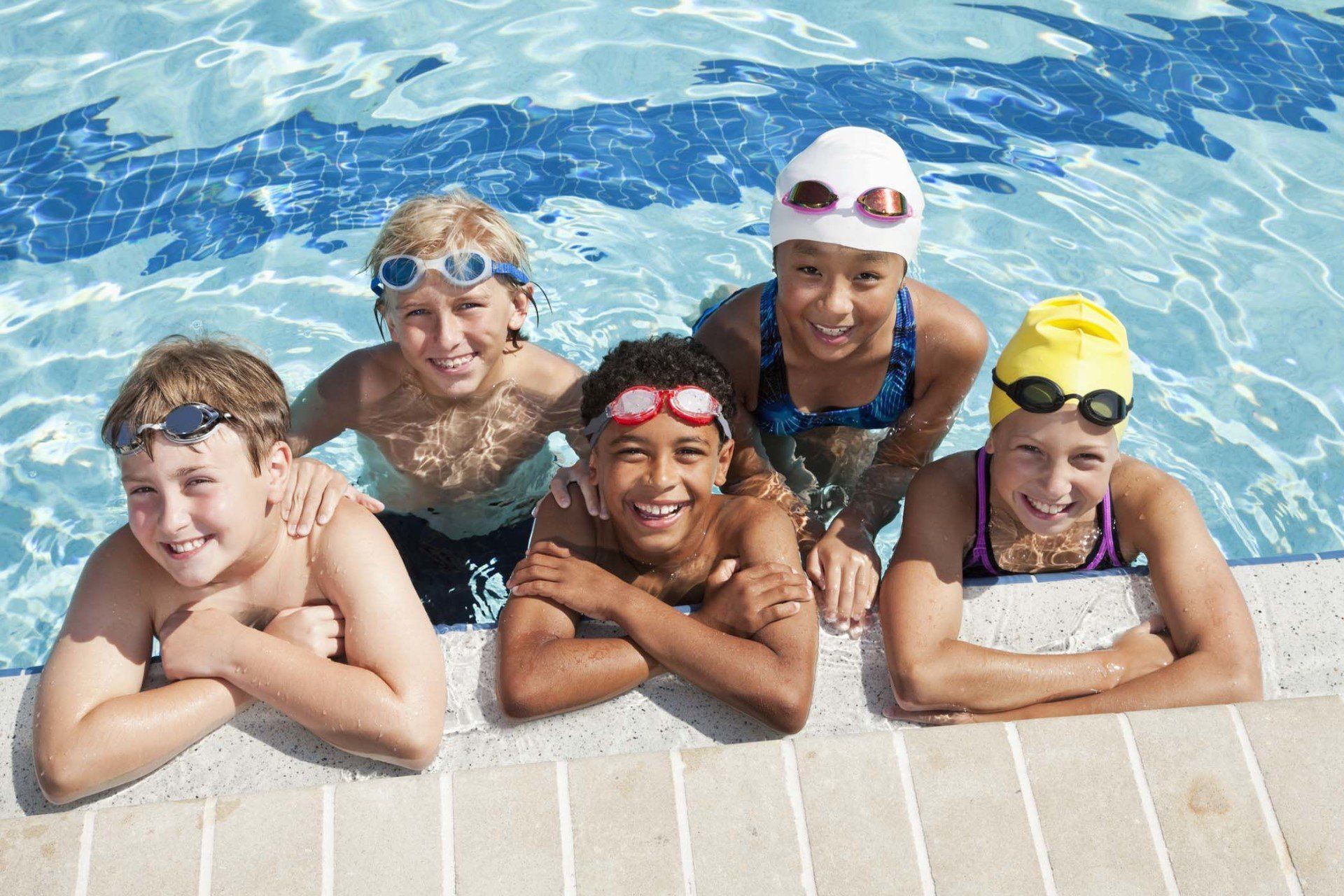 Kids Swim Cap Hat Crystal-clear Swimming Goggles Set for Toddler Swim Team Bath 
