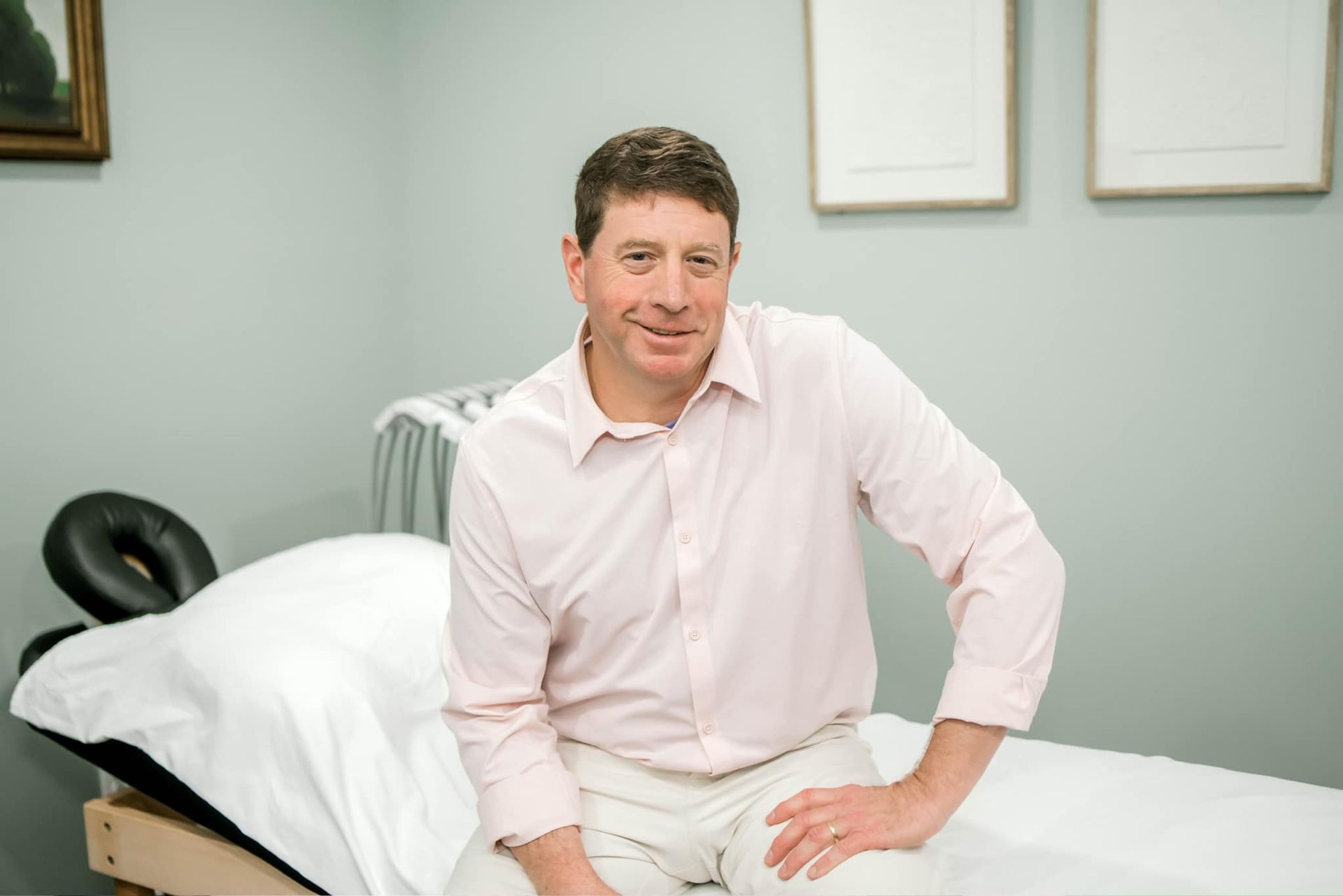 A Man in A Pink Shirt — LaGrange, GA — LaGrange Body Lab