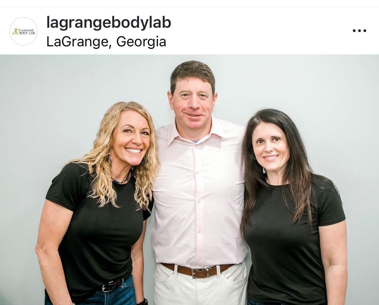 A Man and Two Women Are Posing for A Picture Together — LaGrange, GA — LaGrange Body Lab