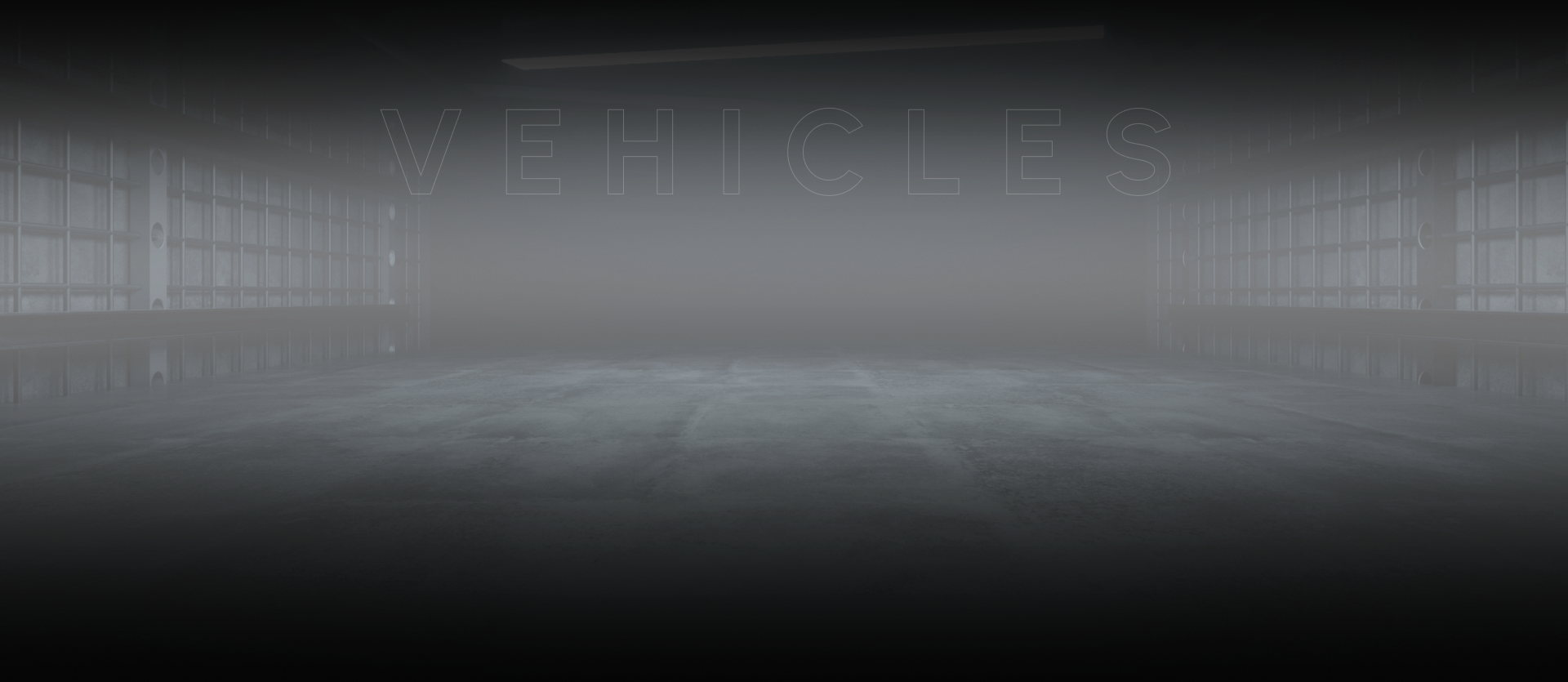 Interior shot of a large, empty, industrial-style room shrouded in a thick fog, with a concrete floor | Downtown Auto Clinic