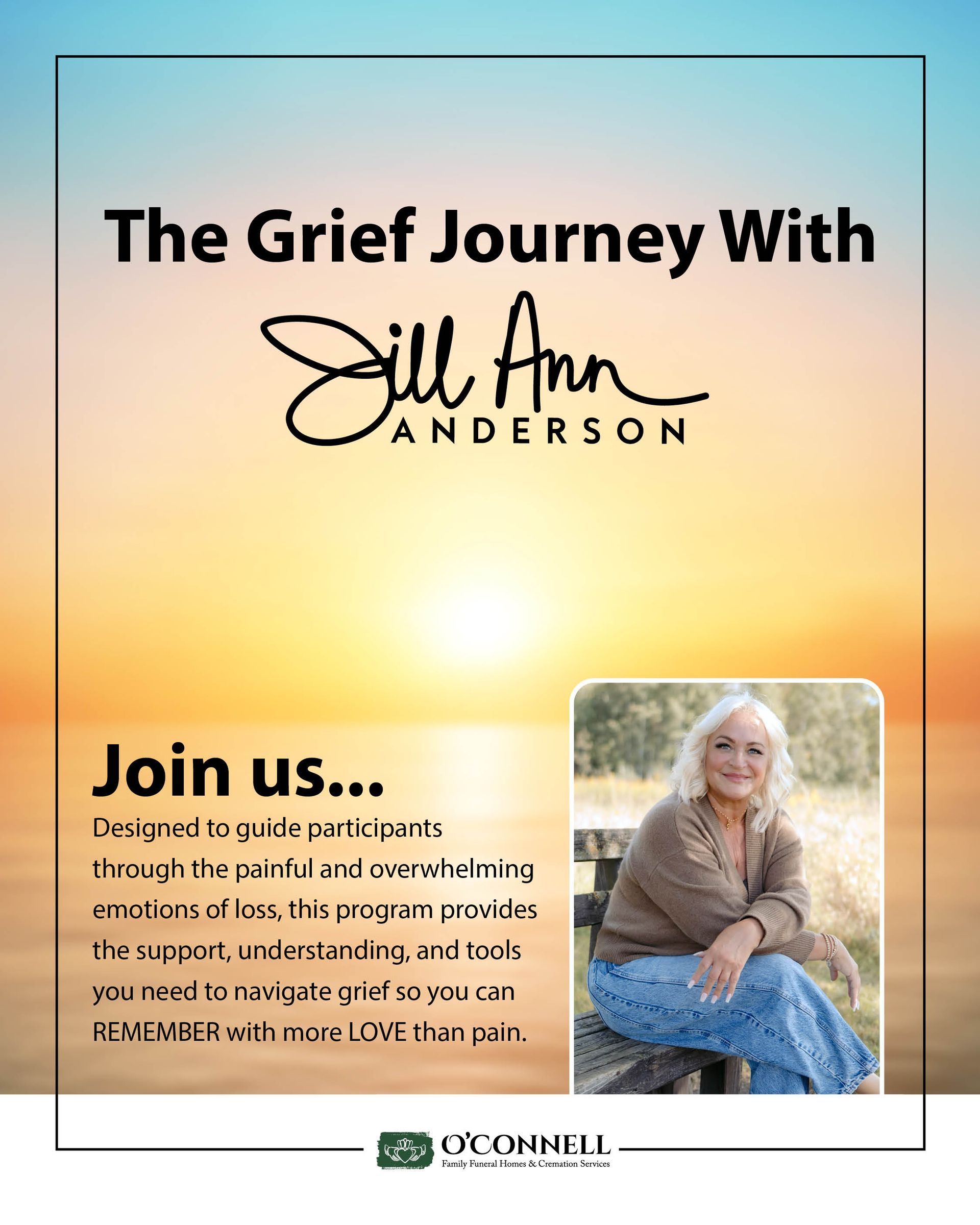 The cover of a book titled Grief Journey
