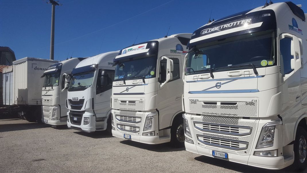 camion per trasporti bianco