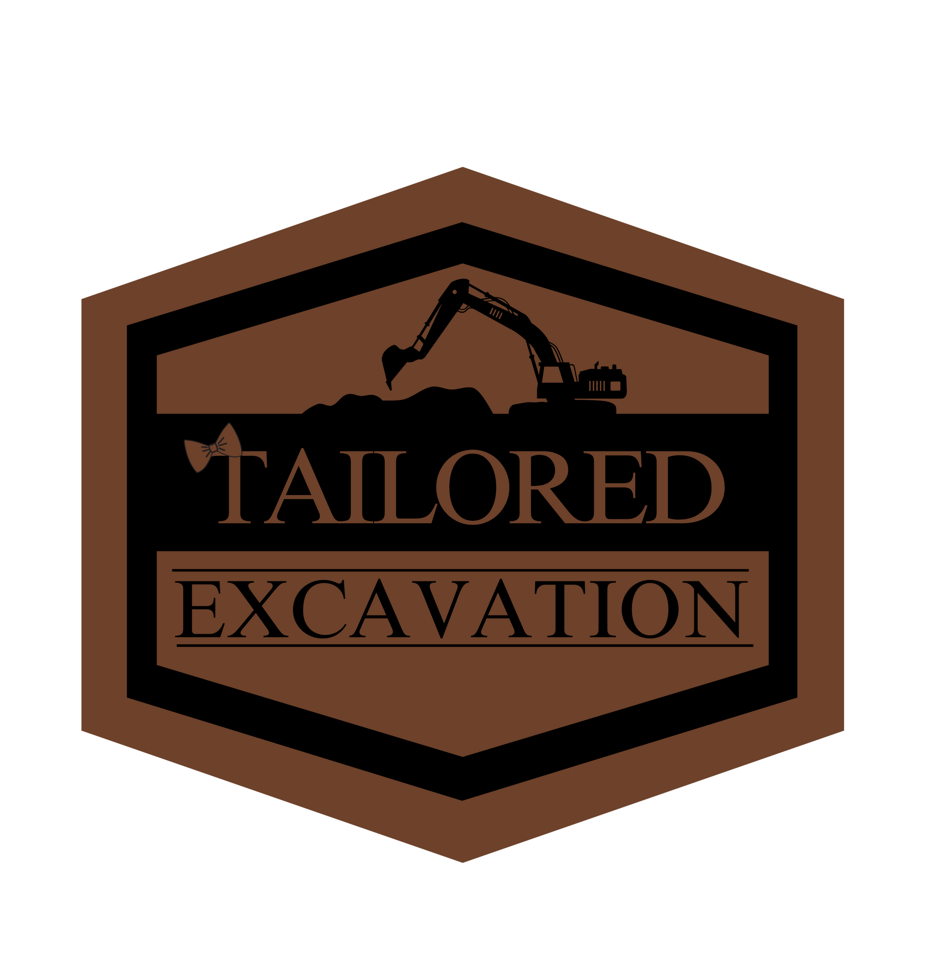 Tailored Excavation Logo Brown