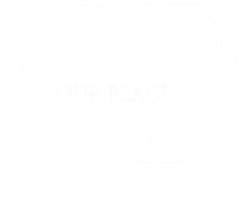 OP Our Place Event Place & Kitchen Logo
