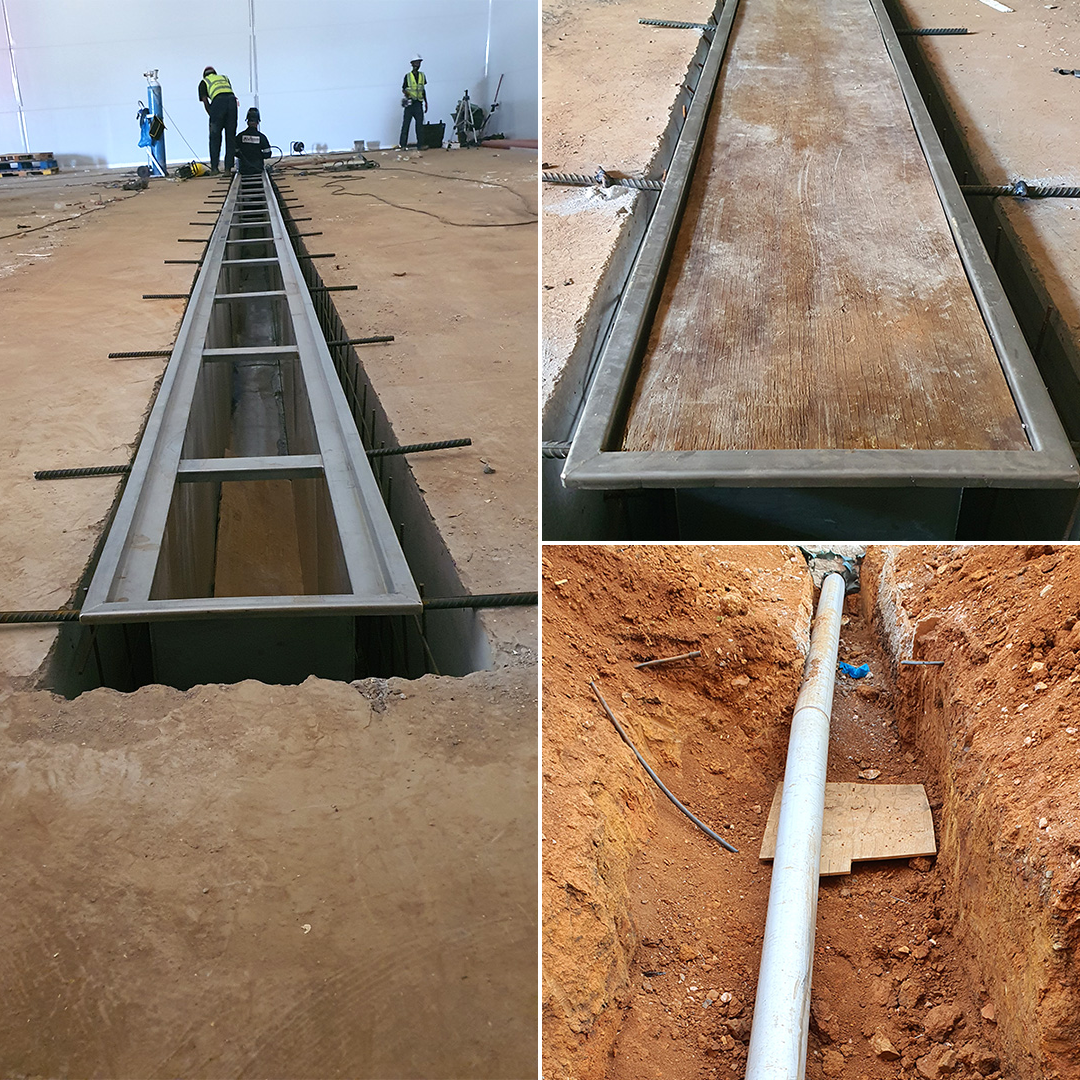 Hygienic stainless steel drains