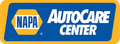 A napa autocare center logo on a white background