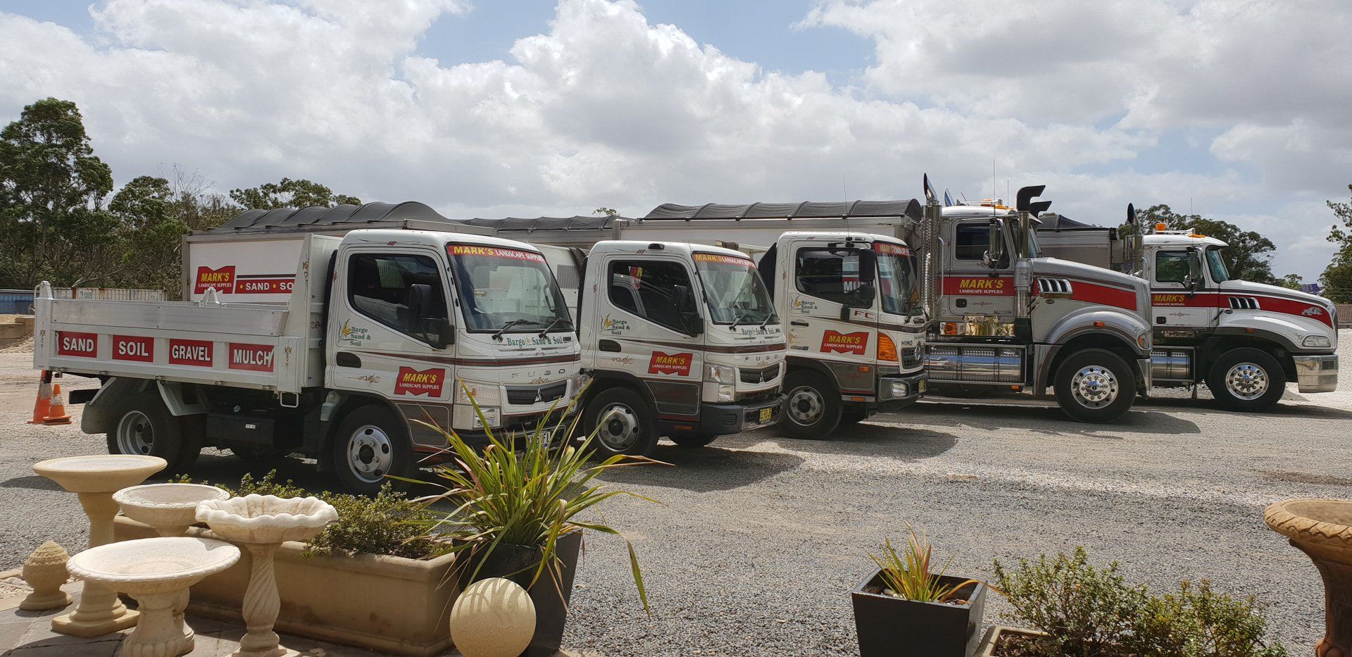 Company Trucks | Tahmoor, Nsw | Mark’s Landscape Supplies