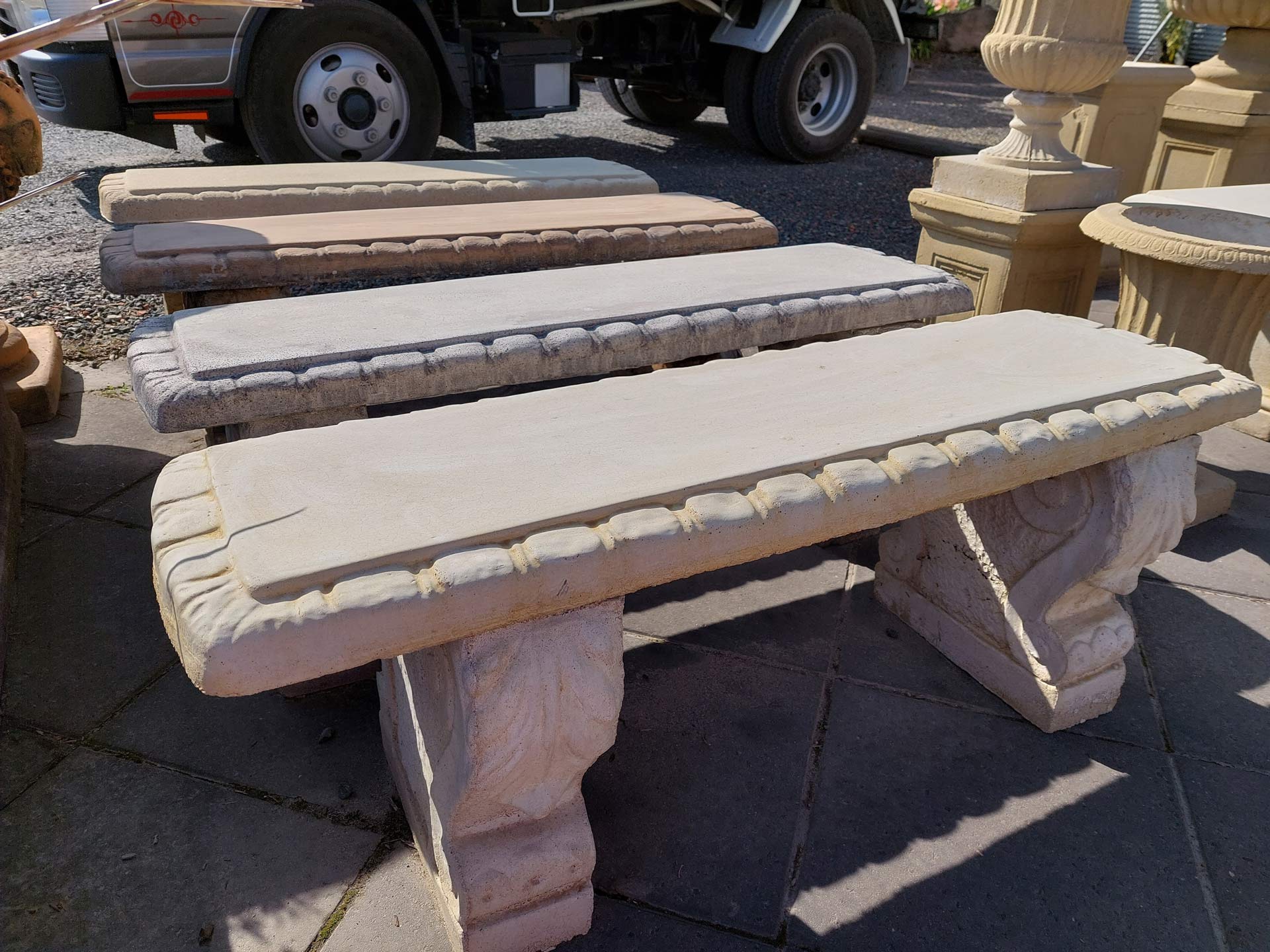 Stone Bench | Tahmoor, Nsw | Mark’s Landscape Supplies