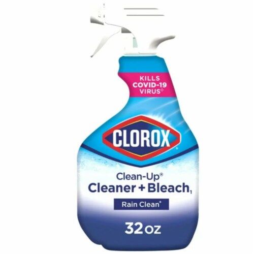 A bottle of clorox clean-up cleaner and bleach