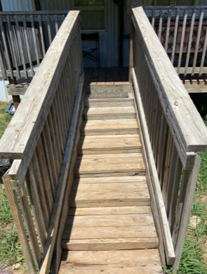 Wooden Up Stairs | Bolivar, MO | Clay Landscaping, LLC