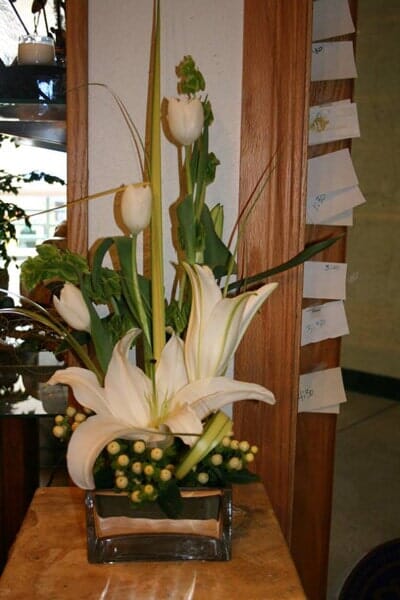 White Flower — Floral Arrangement for Weddings in Snowmass Village, CO