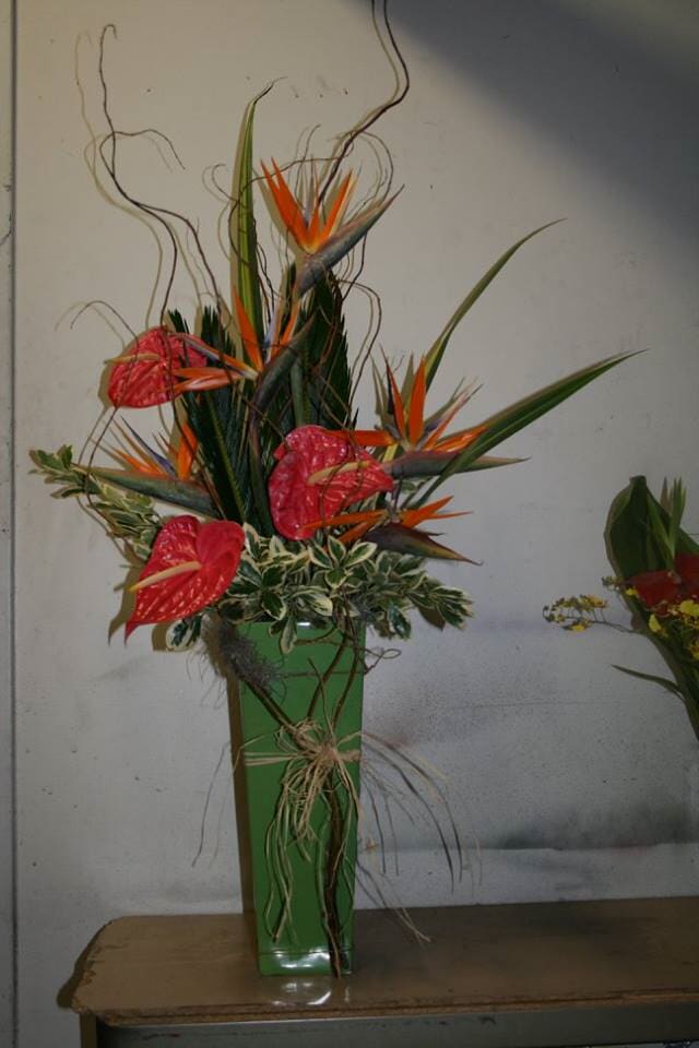 Flower in glass pot — Floral Arrangement for Weddings in Snowmass Village, CO