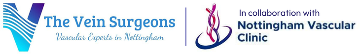 The logo for the vein surgeons vascular experts in nottingham