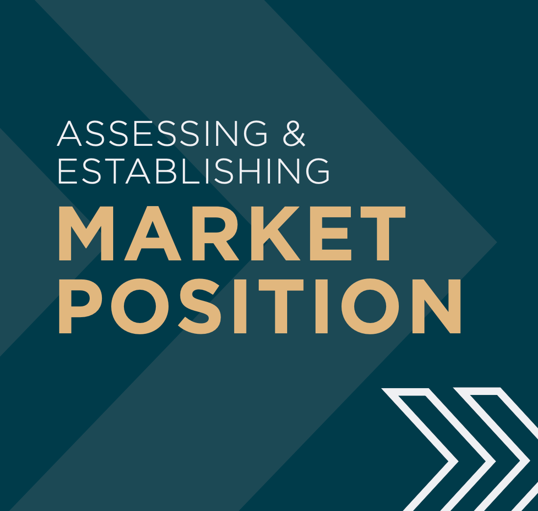 A logo for assessing and establishing market position