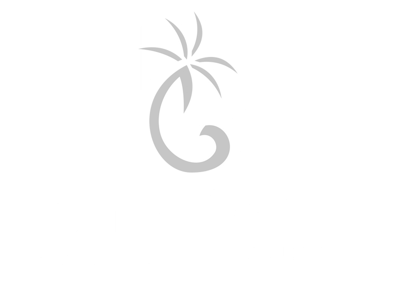 Palmera estilizada de color gris.