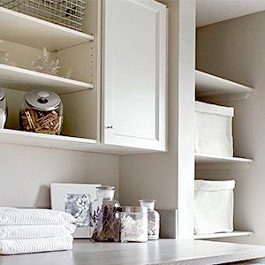 White Cabinets And Shelves — Wilmington, NC — The Cabinet Gallery