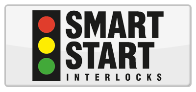 Logo for Smart Start Interlocks. Features a traffic light and text.