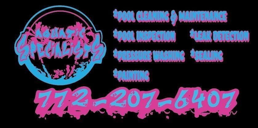 Logo for pool services: 