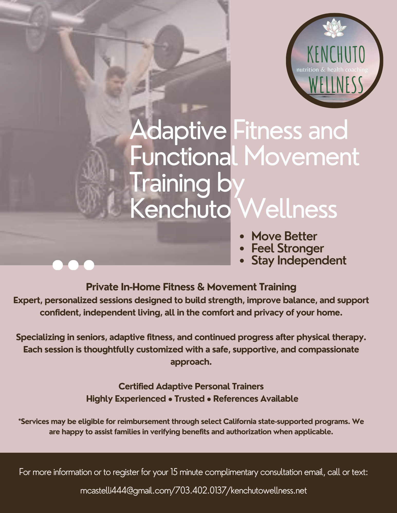 60 Minute Adaptive Personal Training Assessment