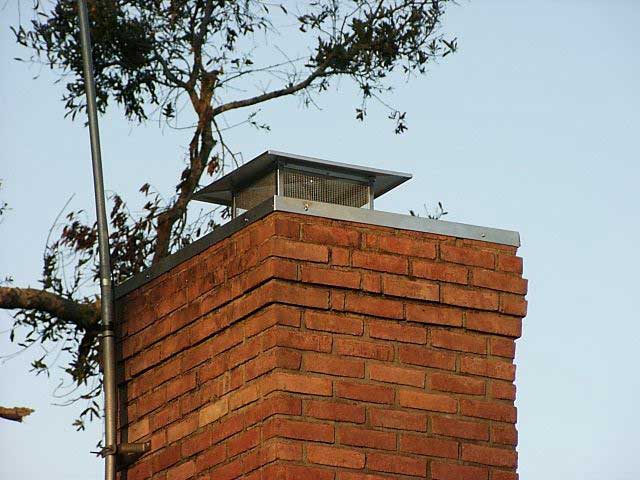 Chimney Cap With Custom Spark Arrestor — Pensacola, FL — Metal Masters of Pensacola, Inc