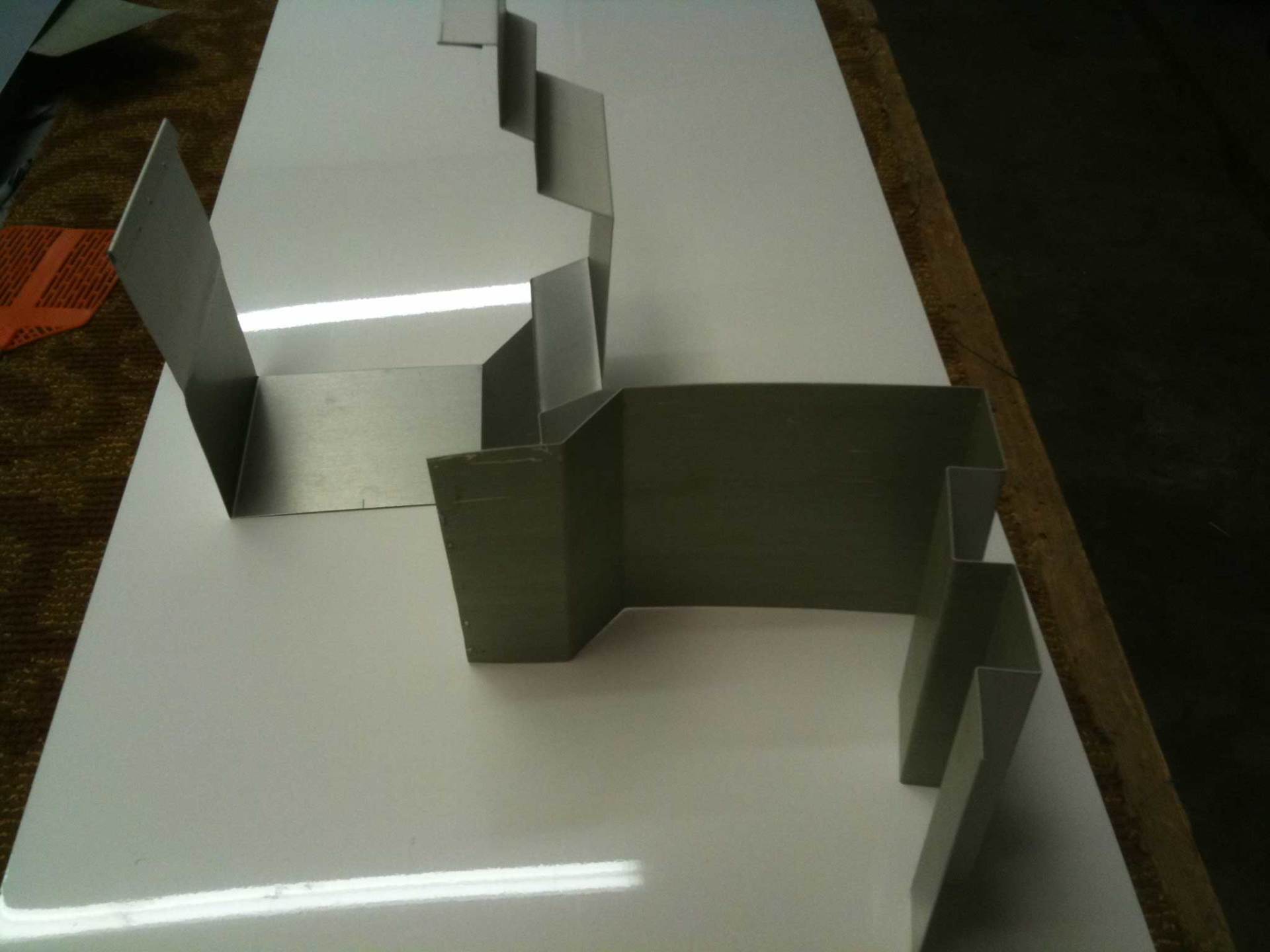Prototypes For Custom Box Gutter — Pensacola, FL — Metal Masters of Pensacola, Inc