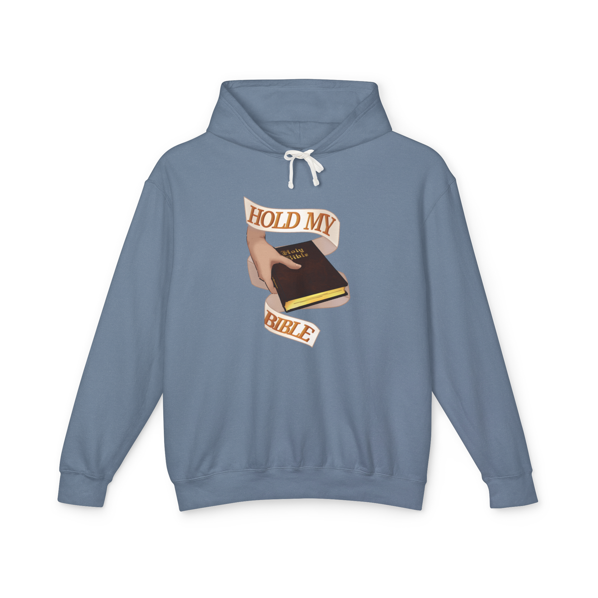 HMB Comfort Colors Lightweight Hoodie: Blue Jean