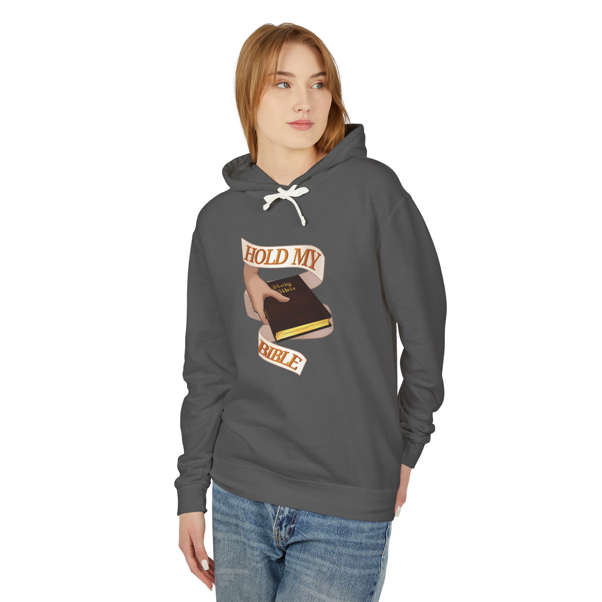 HMB Comfort Colors Lightweight Hoodie: Pepper