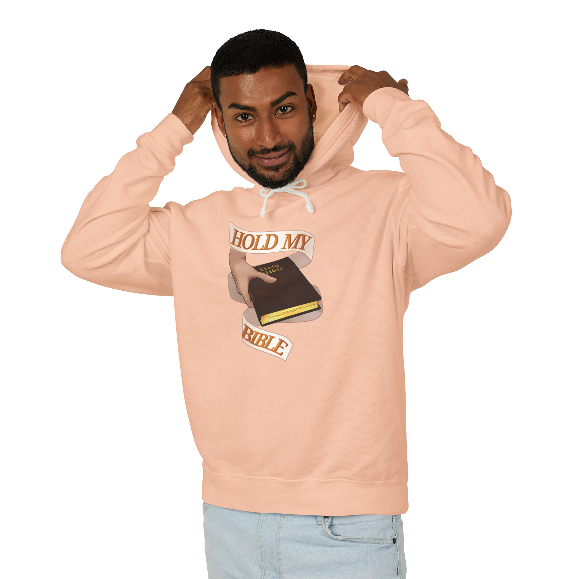 HMB Comfort Colors Lightweight Hoodie: Peachy