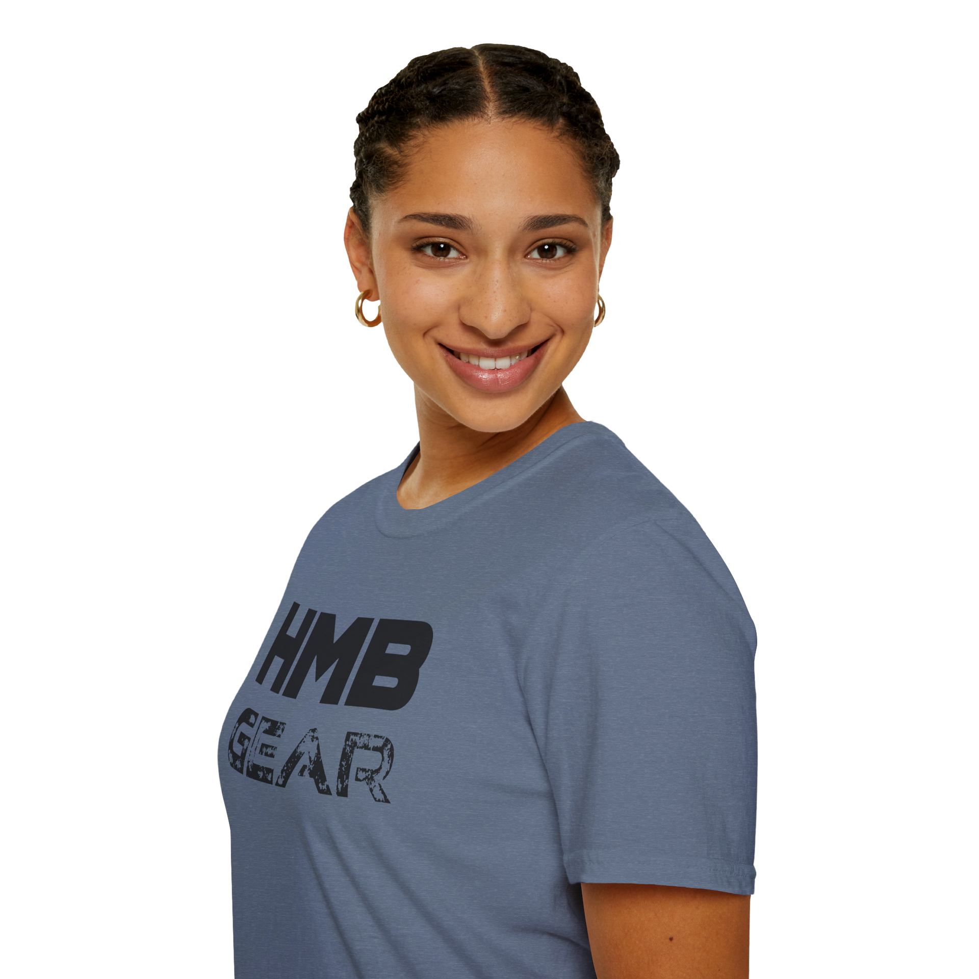 HMB Softstyle T-Shirt: Heather Indigo