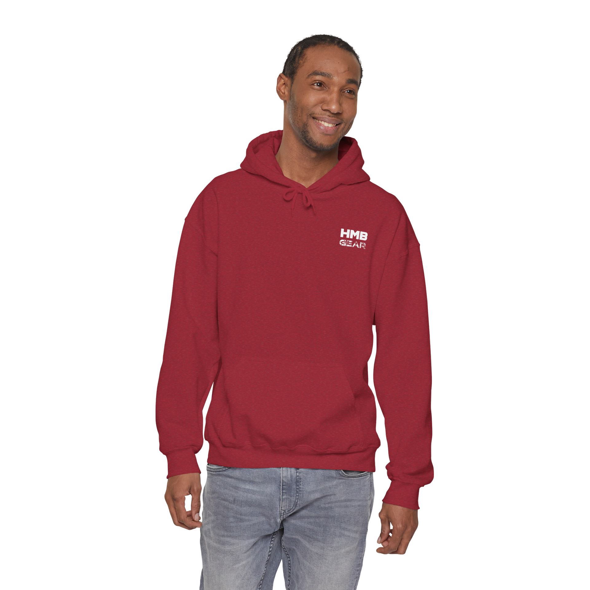 HMB Hooded Sweatshirt: Antique Cherry Red