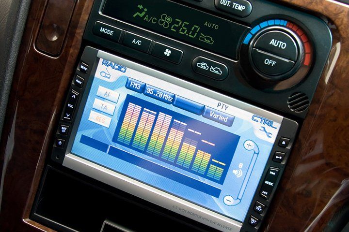 Car electronics display