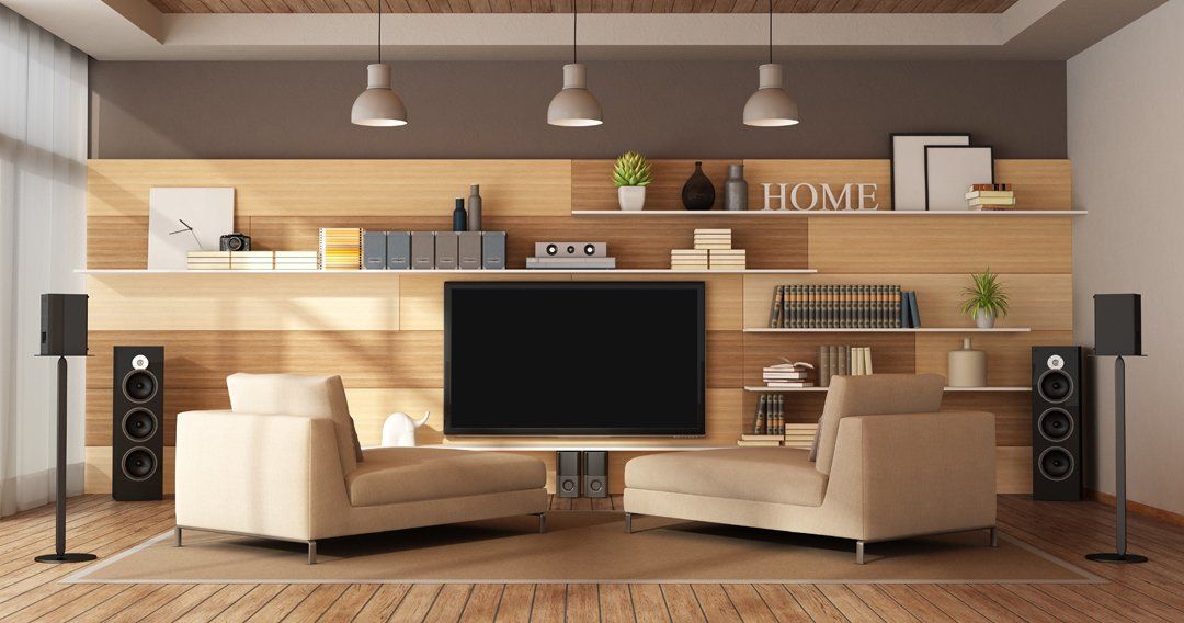 Expertly installed home audio & video equipment