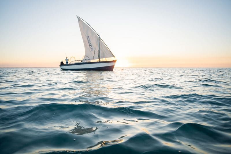 Mozambique honeymoon dhow