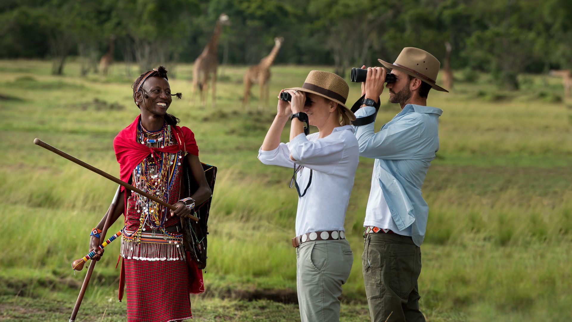 walking safaris with maasai guides in kenya eco-tourism