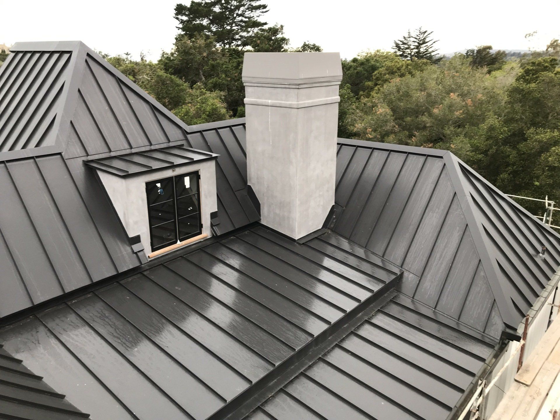 Metal Roof with Chimney  — Santa Barbara, CA — All About Metal
