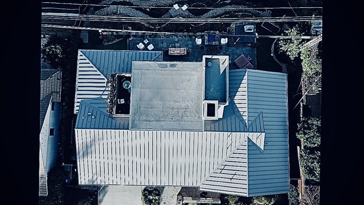 Metal Roof View From the Top — Santa Barbara, CA — All About Metal Inc.