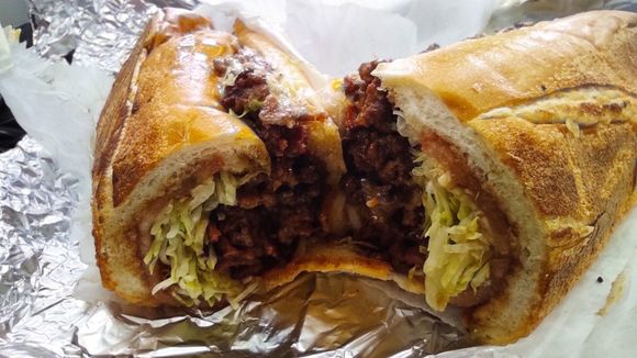 chop cheese sandwiche