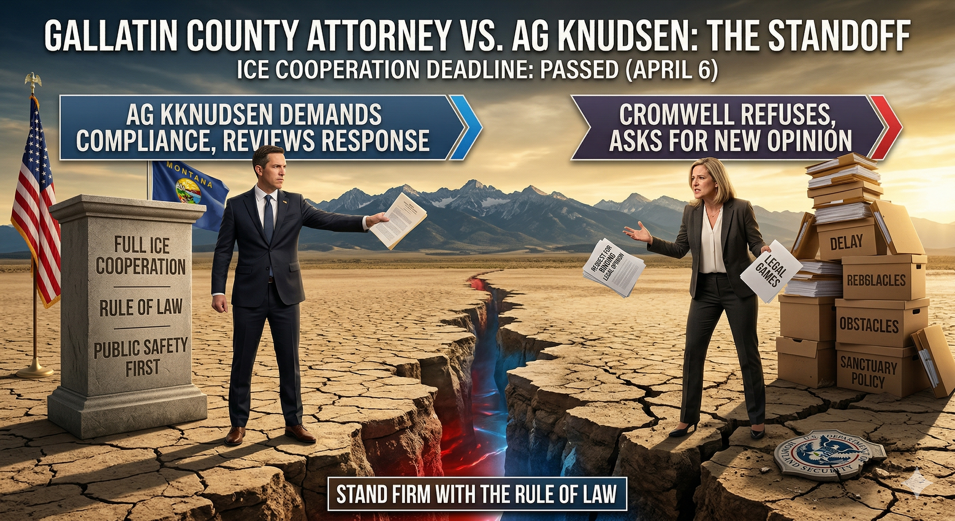 Update: Gallatin County Attorney Audrey Cromwell defies AG Austin Knudsen on ICE cooperation – stand