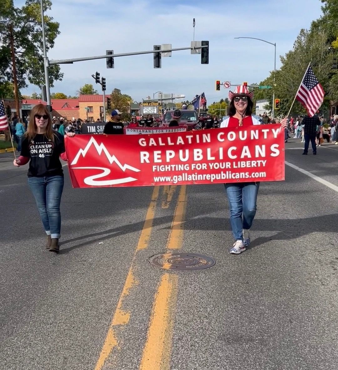 Gallatin county Republicans at a parade