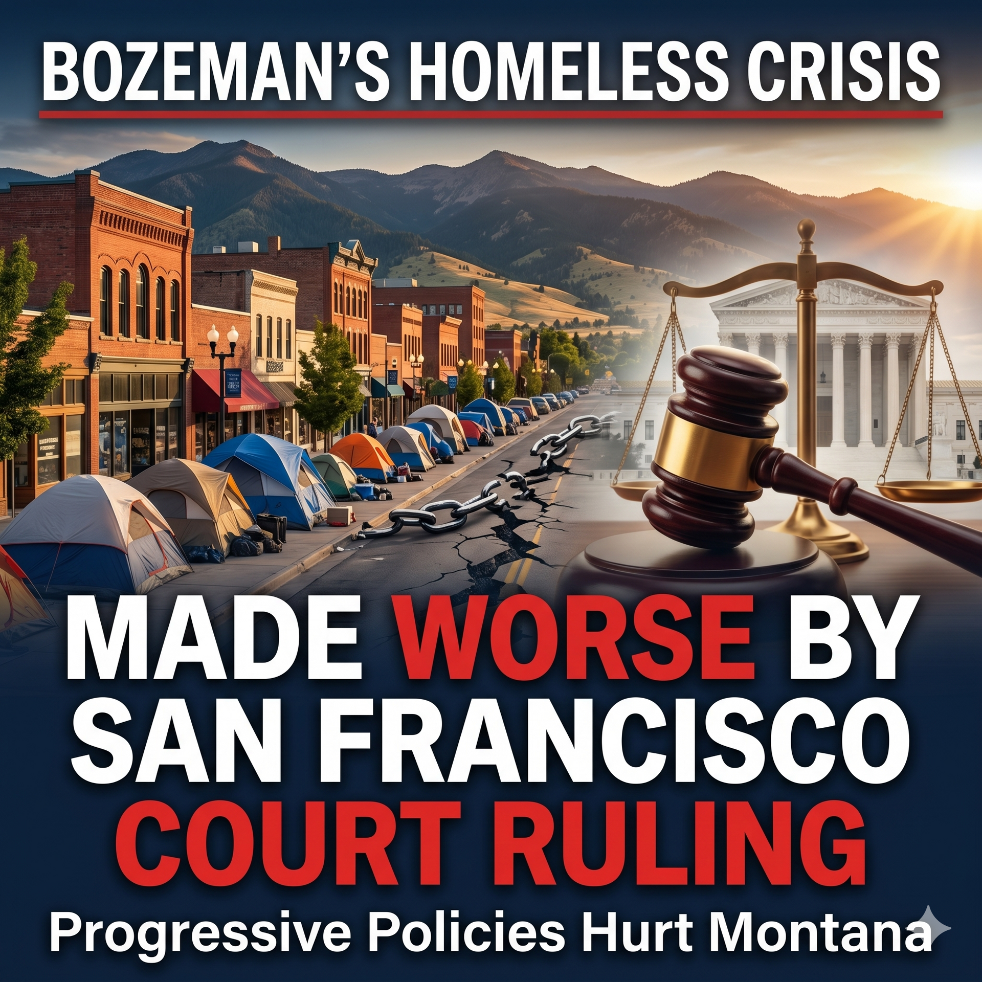 Bozeman homelessness crisis worsened by San Francisco 9th Circuit Martin v. Boise ruling