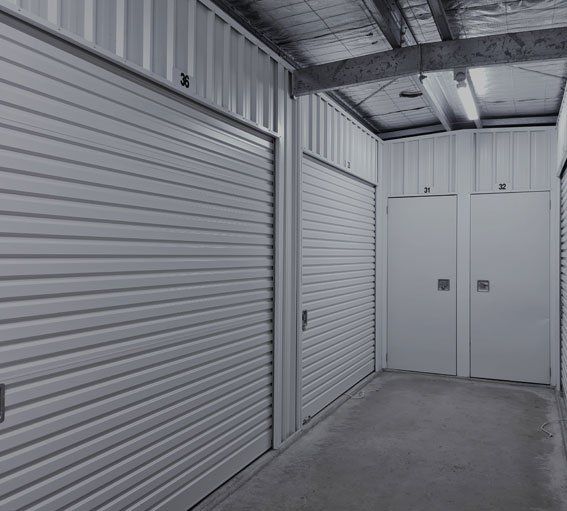 Tolga hallway with two doors —  Self Storage Rates & Sizes  in Tablelands QLD,  Australia