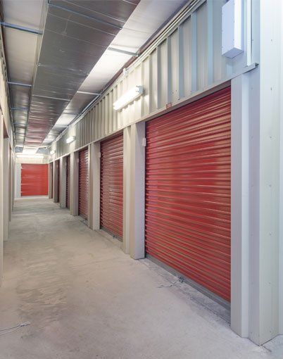Hall of storage rooms —  Self Storage Rates & Sizes  in Tablelands QLD,  Australia