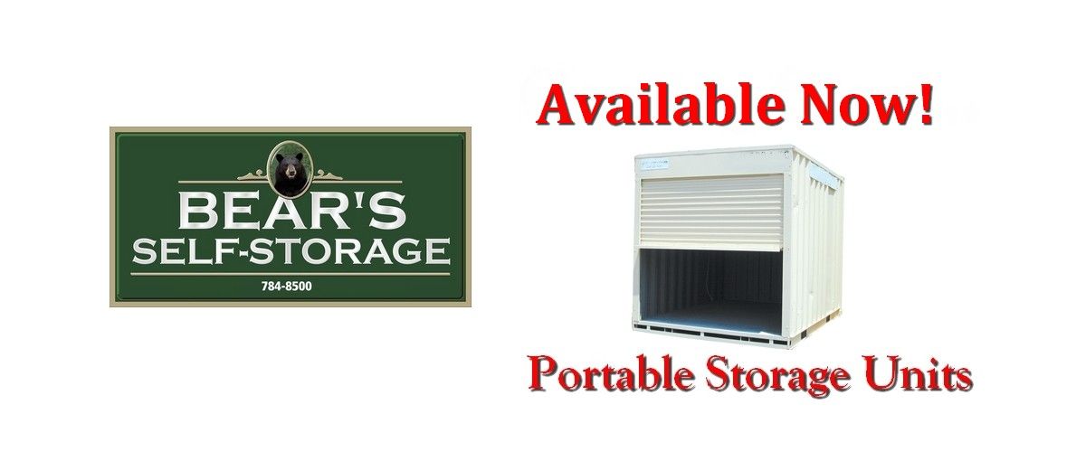 bear's self storage portable storage units are available now