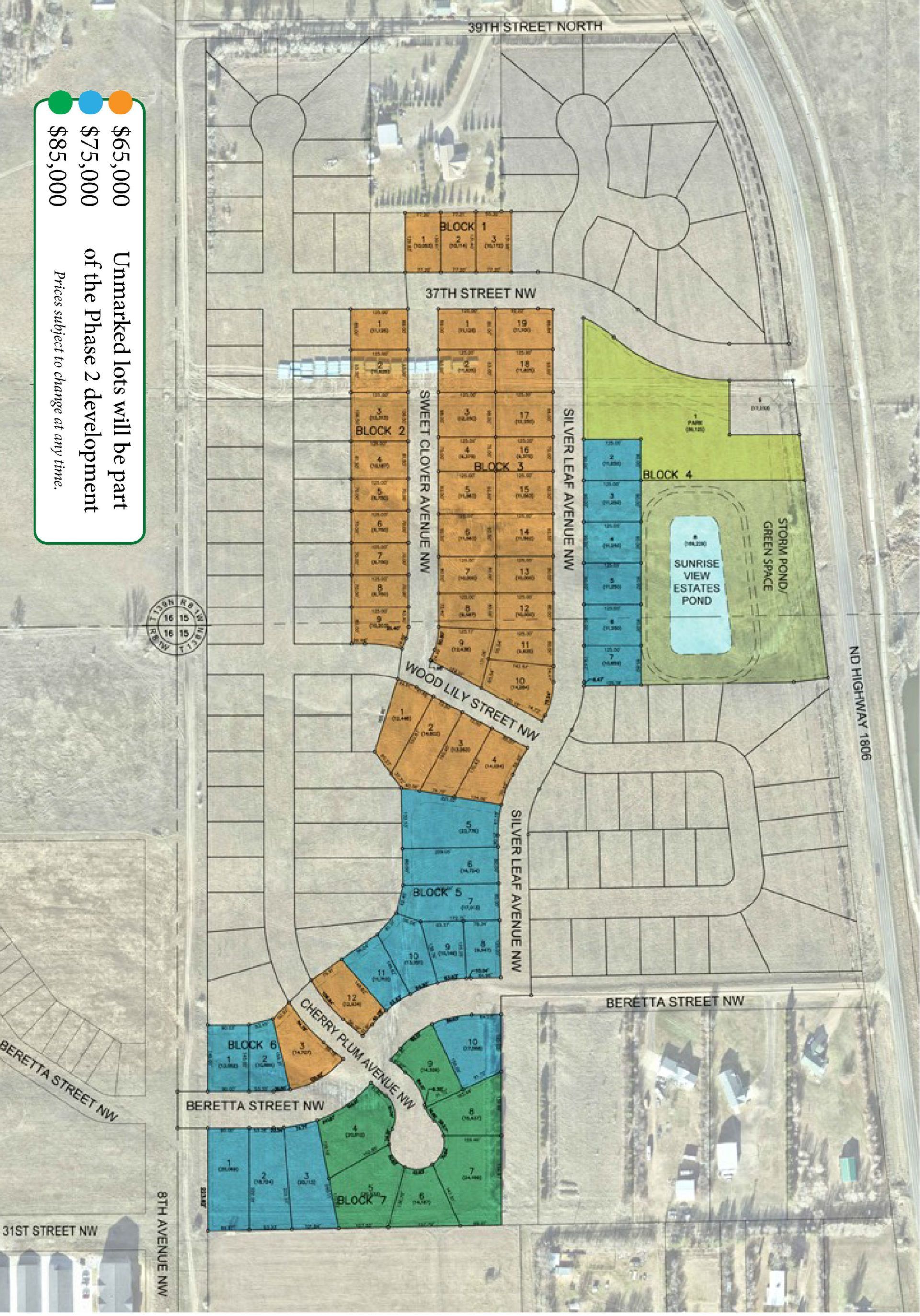 lot map mandan nd