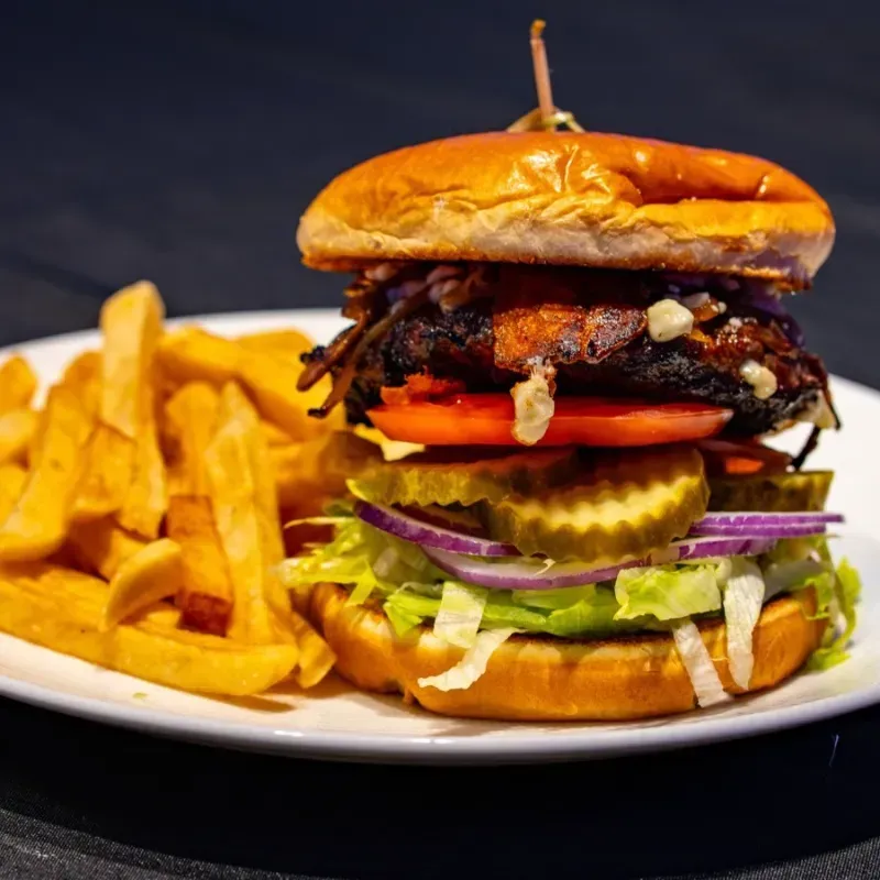 Black & Blue Cajun Burger