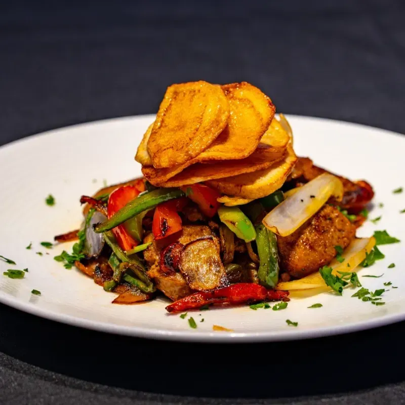 Sausage & Peppers Skillet