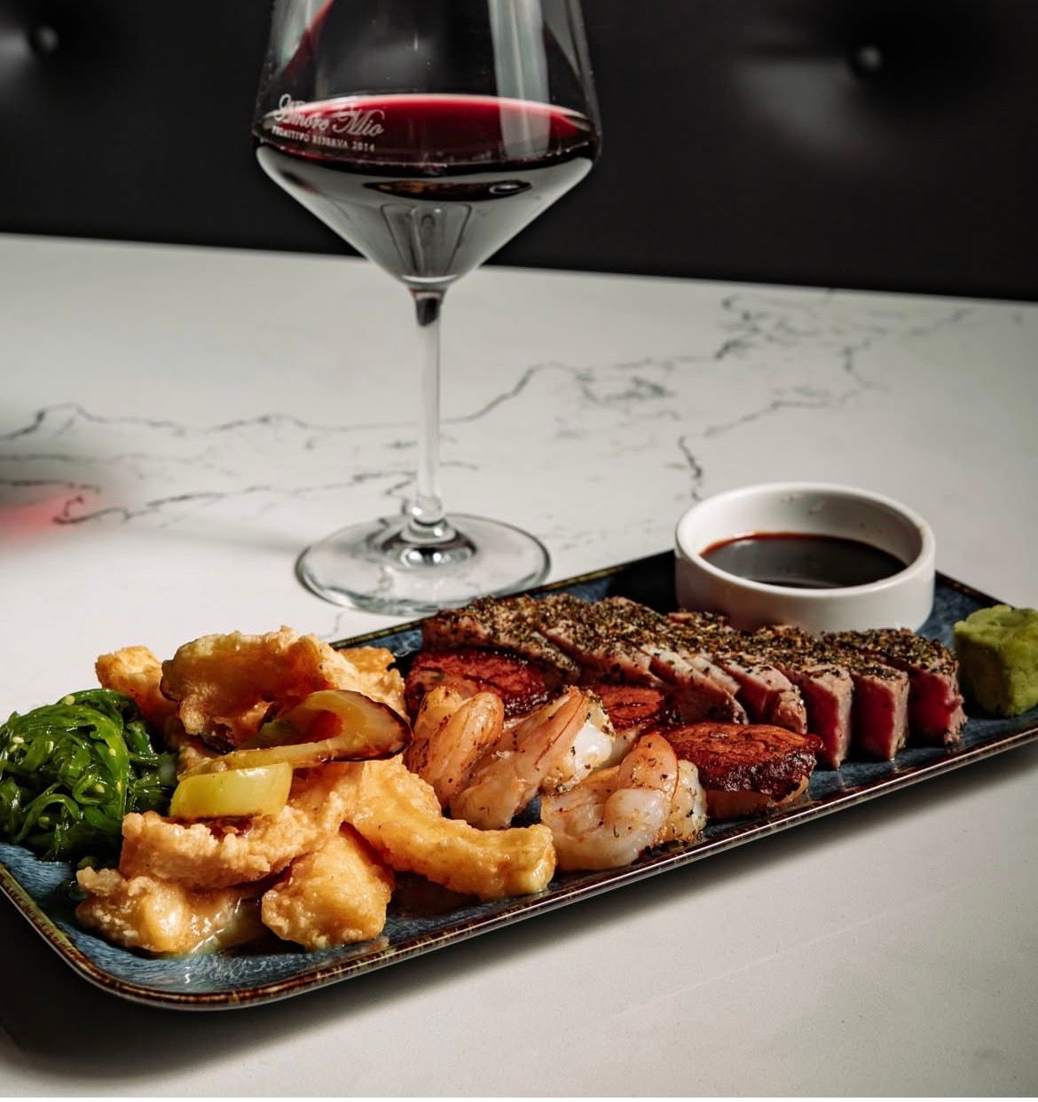 The Seafood Sampler Platter