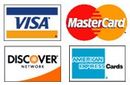 Accepting: Visa, MasterCard, Discover & American Express