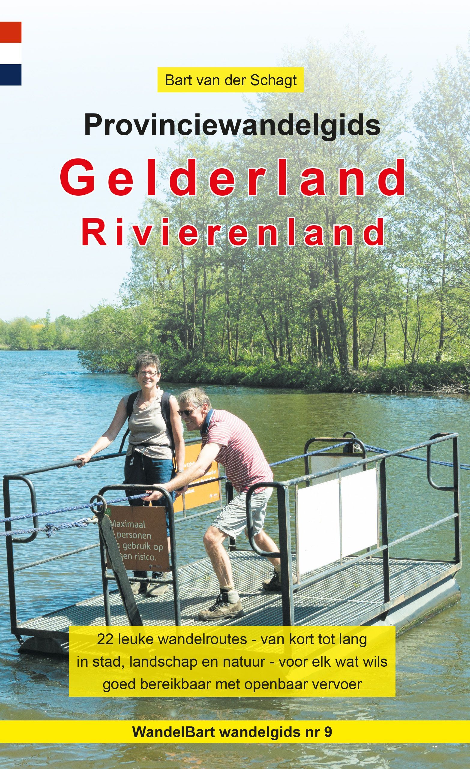 Boekcover: Twee mensen op een kleine veerboot op een rivier. De tekst luidt 